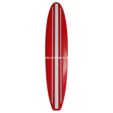 Stehen Sie oben Paddle-Brett mit roter Farbe, einfaches Luft-Bürsten-Oberflächen-Farben-Surfbrett, Entwurf kann besonders angefertigt werden
